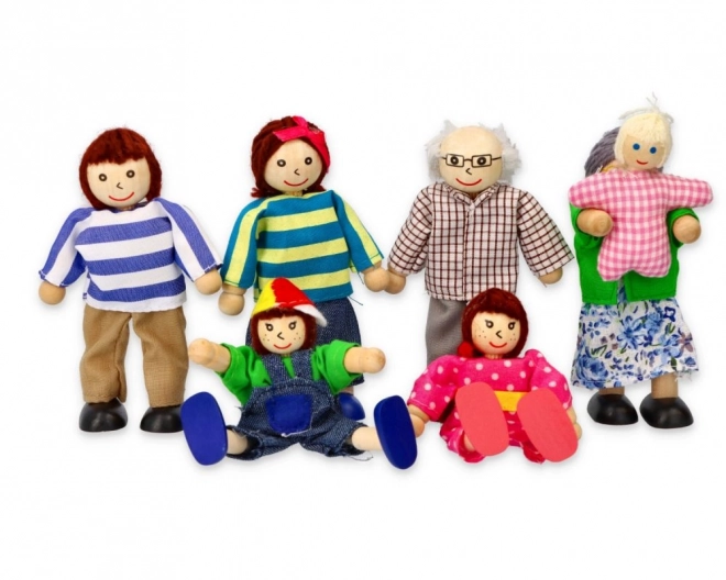 Poppenhuis poppen - familie