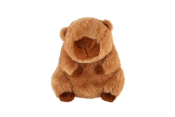 Pluche capibara 22 cm – zachte knuffel in drie kleuren