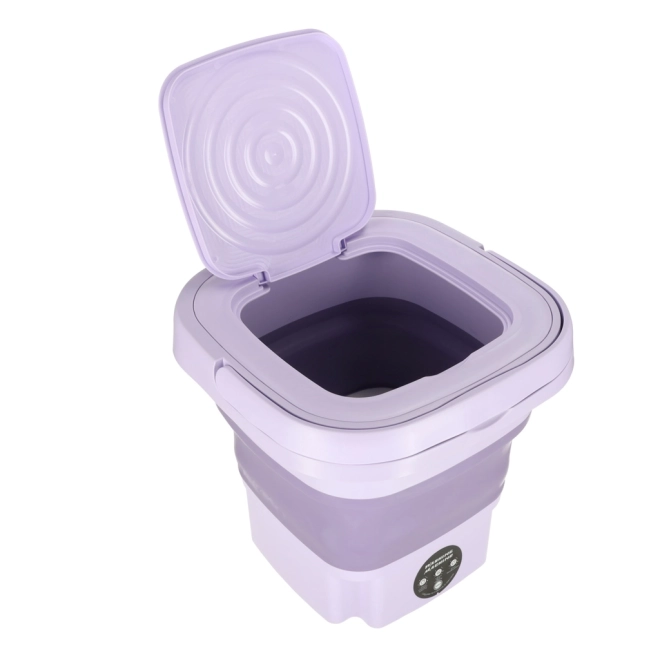 Mini Faltbare Reise Waschmaschine 8L Lila