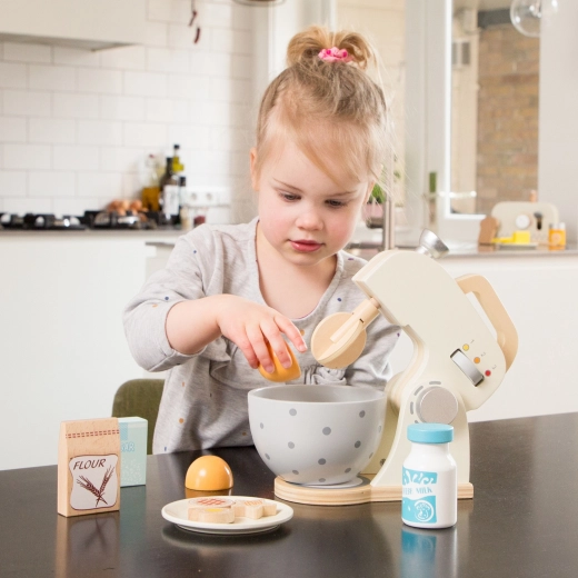 mixeur de cuisine en bois pour enfants