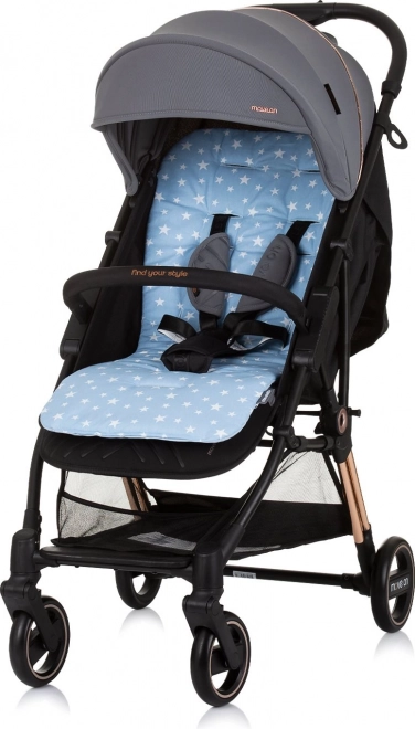 CHIPOLINO Zachte inleg voor kinderwagen Blauwe sterren