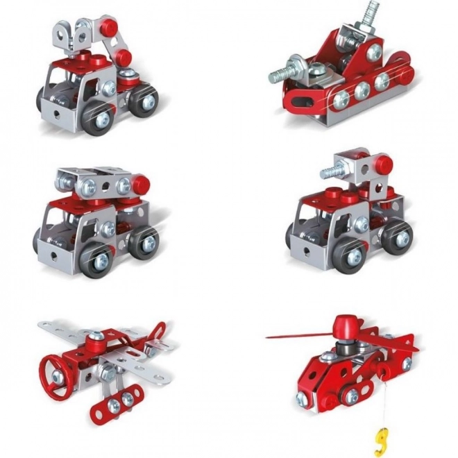 Construction Set Little Mechanic - Fire Trucks – Airplane