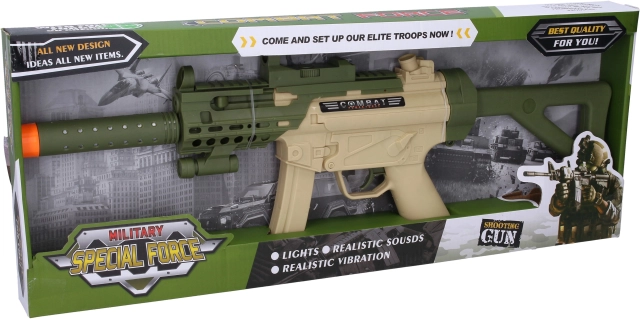 Fusil pour enfants avec effets réalistes 55 cm