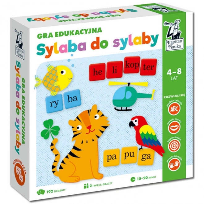 Educatief spel Lettergreep tot lettergreep