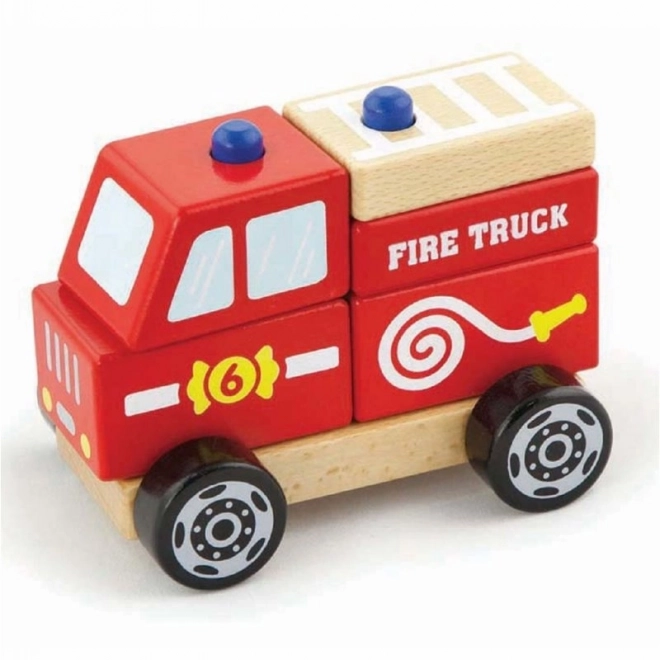 Viga puzzle en bois Pompiers