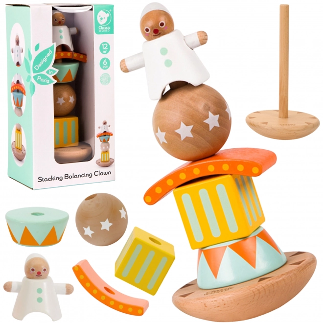 Holz-Puzzle Clown-Balancer Classic World