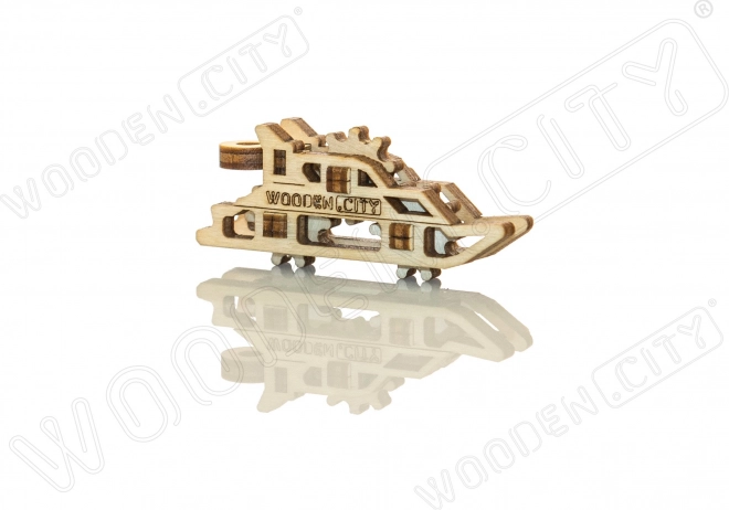 Houten 3D-puzzel mini scheepsset
