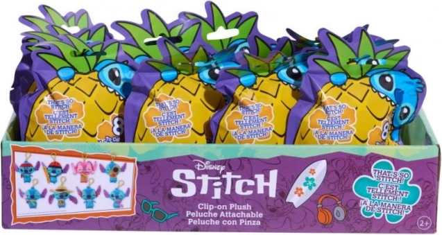Peluche Stitch avec clip (sélection aléatoire)