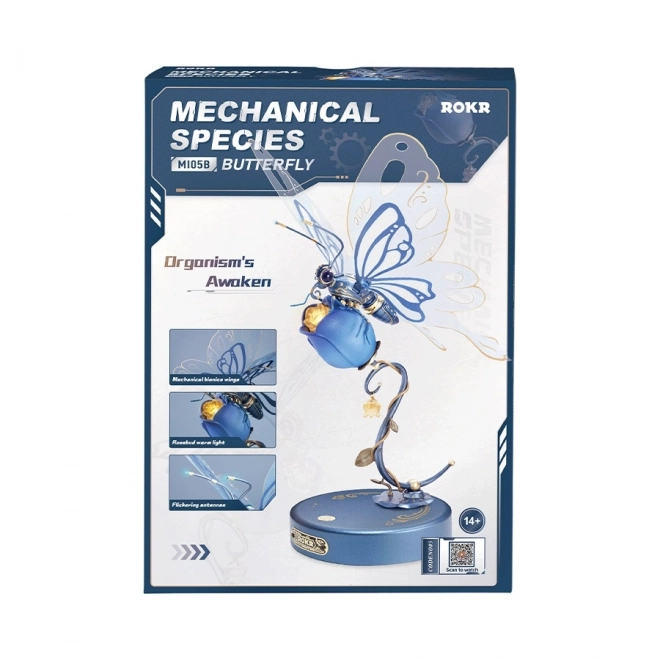 RoboTime 3D mechanische puzzel Blauwe Vlinder