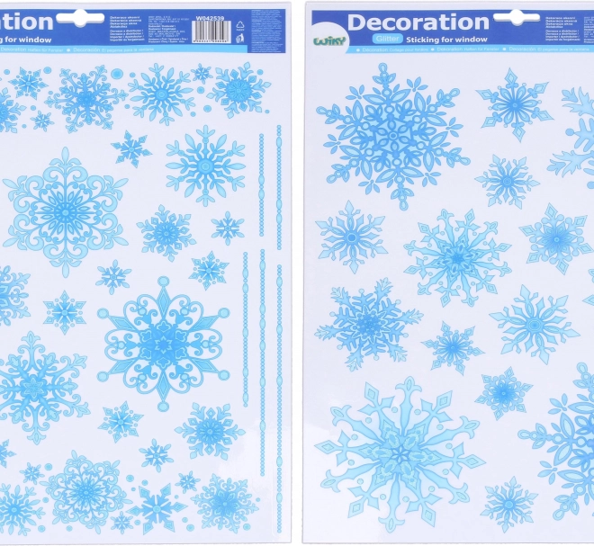 Window decoration Snowflakes 41 × 29 cm Christmas