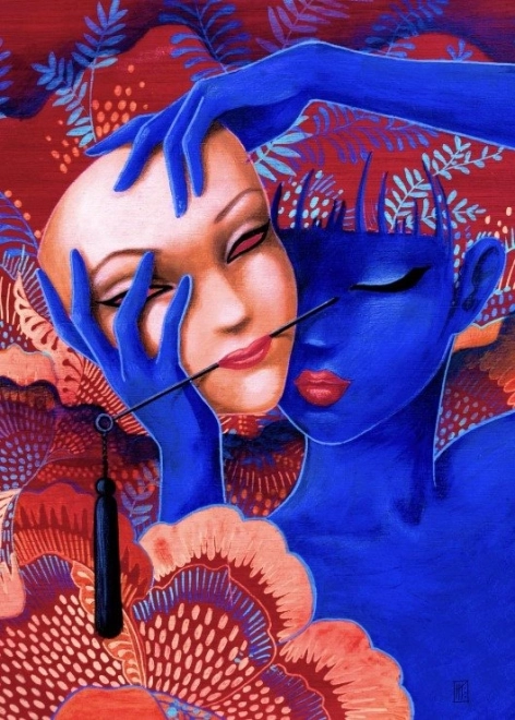 Grafika Puzzle Bas Les Masques 500 pieces