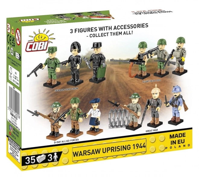 Figurines des insurgés de l’Insurrection de Varsovie 1944 – set