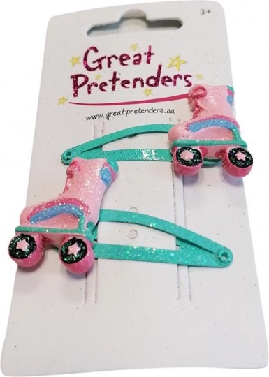 Haarspeldjes met schaatsmotief voor kleine prinsesjes