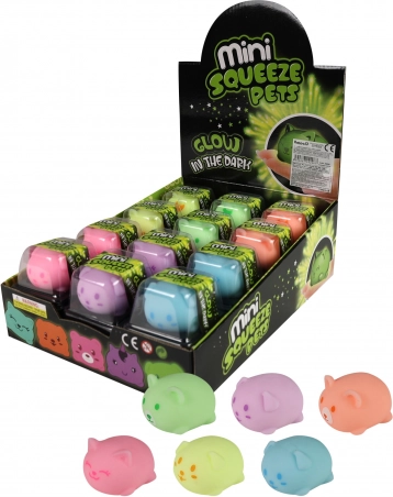 Balle antistress Animal lumineux dans le noir