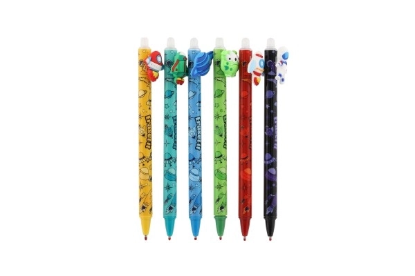 Pen gumtransportmiddel 0,5 kunststof blauw 6 kleuren