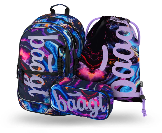 Trousse et sac au design assorti
