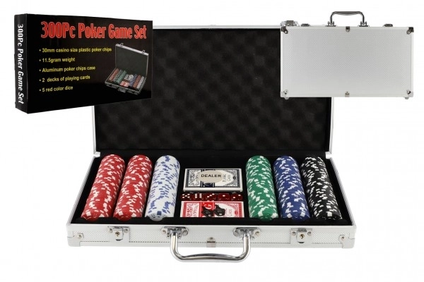 Set de poker dans mallette en aluminium - 300 pièces