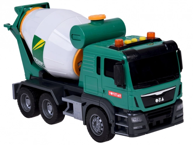 Rotating Drum Cement Mixer Toy with Sound Effects