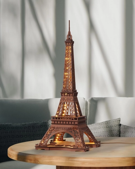 RoboTime 3D Houten puzzel Rolife Nacht van de verlichte Eiffeltoren