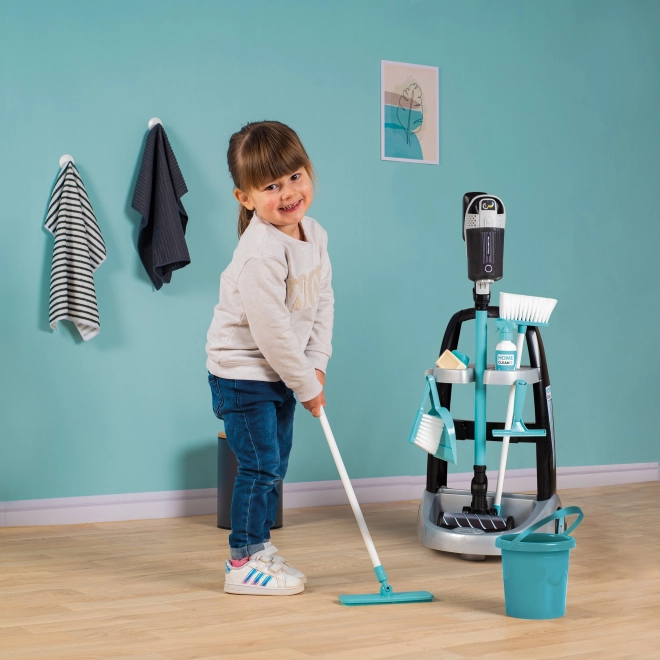 Smoby Rowenta schoonmaakkar met stangstofzuiger