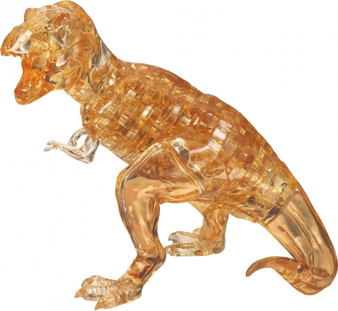 HCM KINZEL 3D kristalpuzzel tyrannosaurus, geel, 49 stukjes