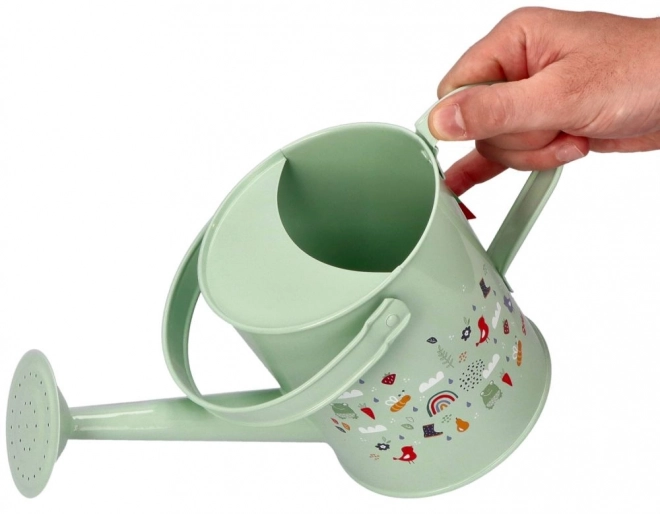 Garden Watering Can with Spring Motif