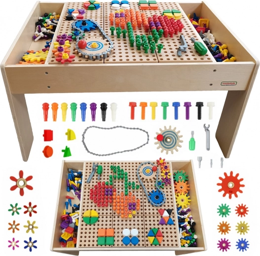 STEM learning through play: pegs, screws, and gears