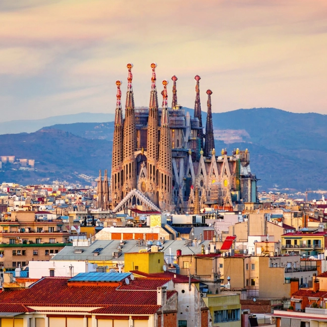 Wall Calendar Barcelona 2026, 30 x 30 cm