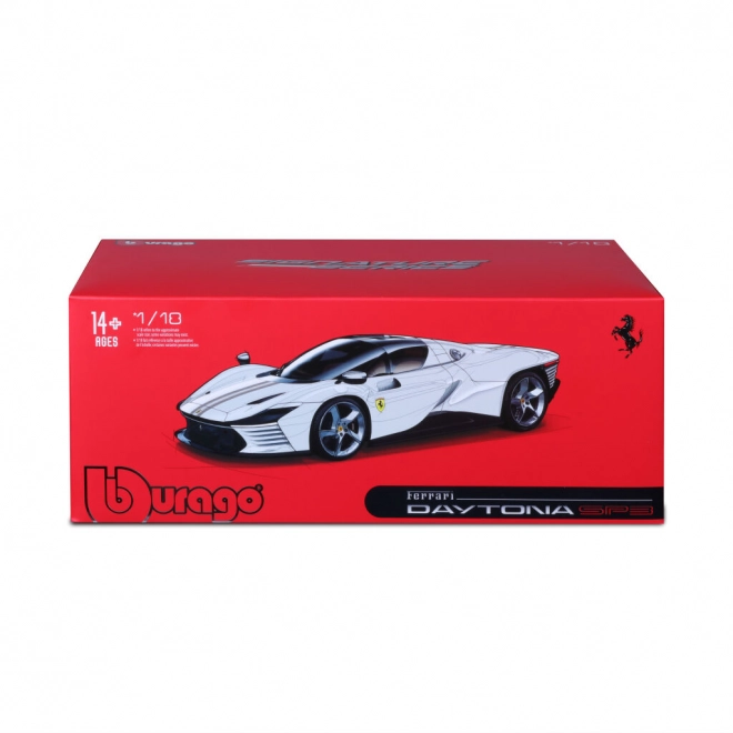 Bburago Ferrari Signature Series Daytona SP3 op schaal 1:18 wit