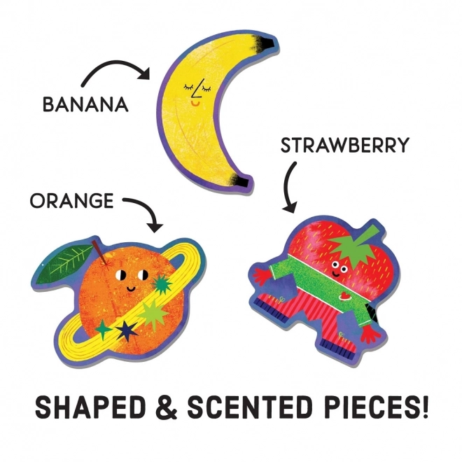 Mudpuppy Space Fruit Scented Puzzle 60 Pieces