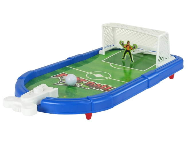 Tischfußball mit Feder-Abschussgerät