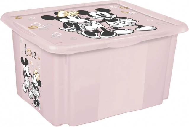 Aufbewahrungsbox mit Deckel Minnie, rosa