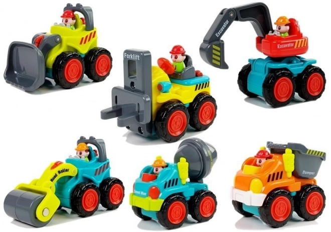 Bouwvoertuigen voor kinderen - mix van 5 soorten