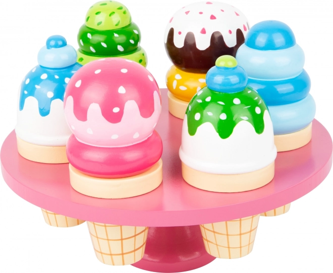 Holz-Eiscreme-Set im Hörnchen SMALL FOOT