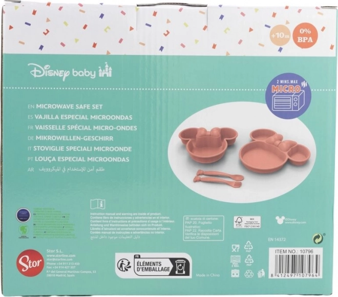 Children's Dining Set Minnie Mouse 4-in-1