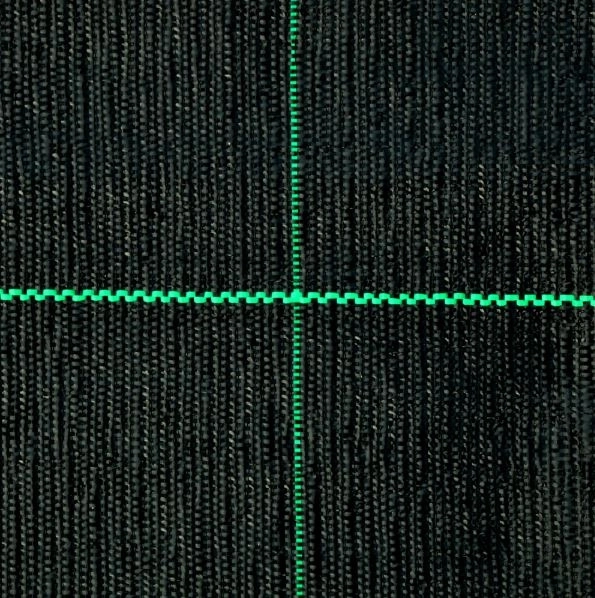 zwarte agrotkanina 1,1x100m UV 135g tegen onkruid + ankers