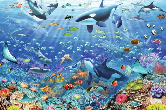 Ravensburger puzzel kleurrijke onderwaterwereld 3000 stukjes