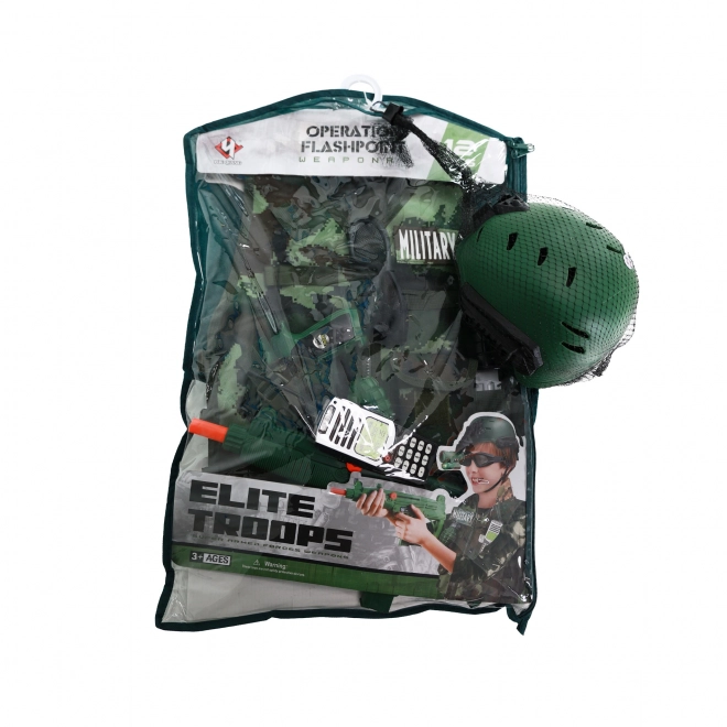 Kinderset militaire vest met accessoires