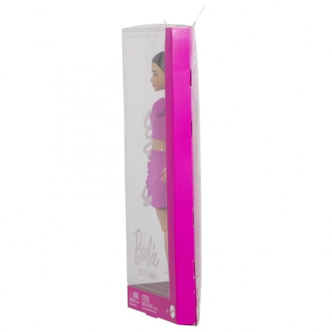 Barbie pop model in jurk met rozen