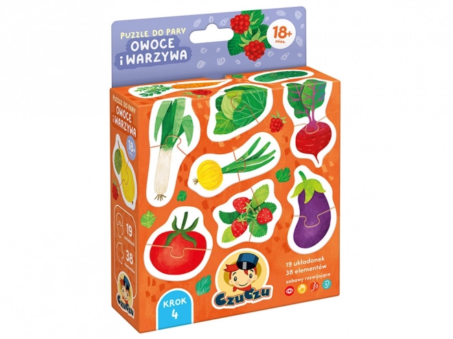 Puzzles par paires - Fruits et légumes