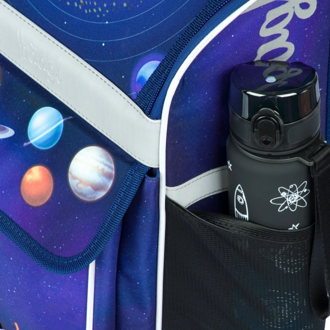 BAAGL SET 3 Zippy Planeten: Boekentas, etui, zak