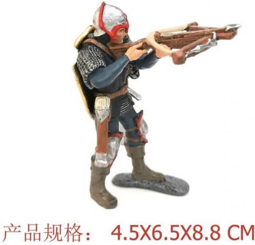 Figurine soldat avec arbalète 9 cm
