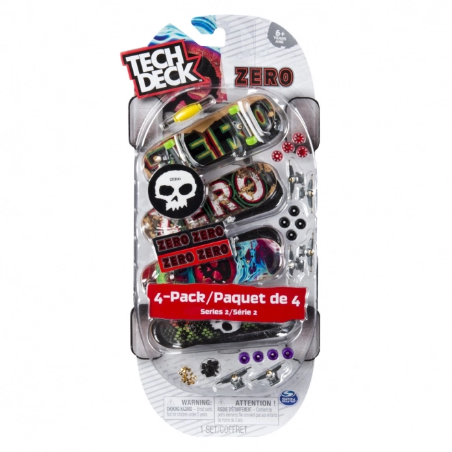 Tech Deck vingerboard vierdelige set