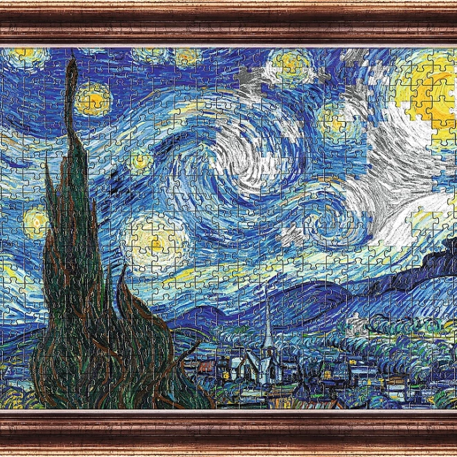 Puzzle with Frame Starry Night 500 pieces