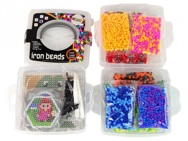 Set of Colorful Iron-on Beads DIY 6000 pcs