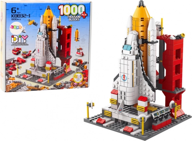 Blocs de construction Fusée spatiale 6-en-1 1000 pièces