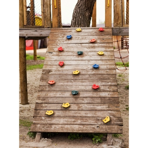 Farbige Klettergriffe für Kinder