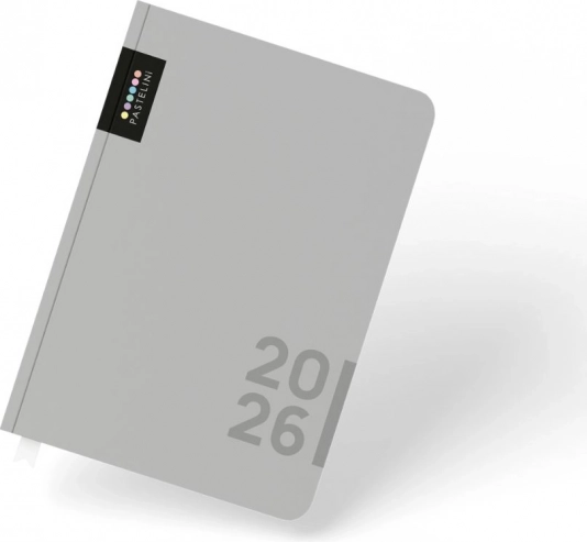 Dagagenda A5 2026 PASTELINI grijs