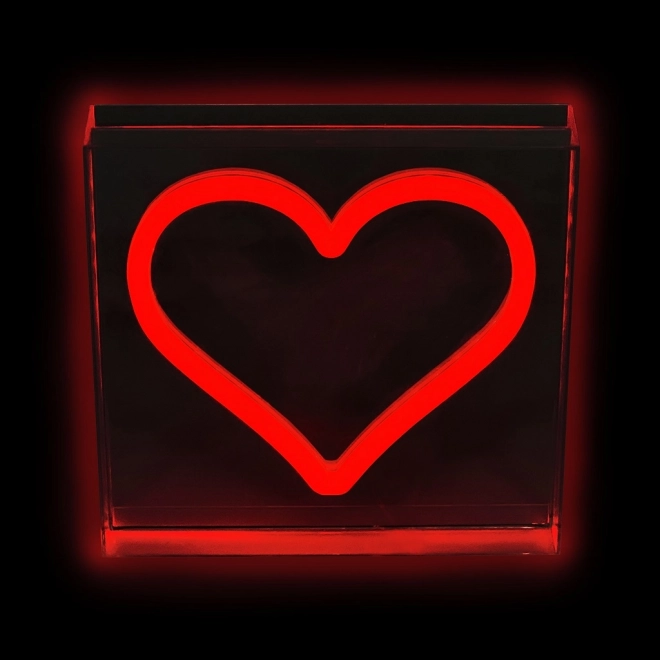 LED Neon Lampe rotes Herz