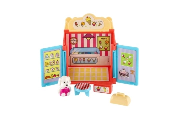 Maison en plastique avec un animal de compagnie